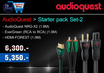 Audioquest Irish Red 8M Subwoofer Cable RCAs