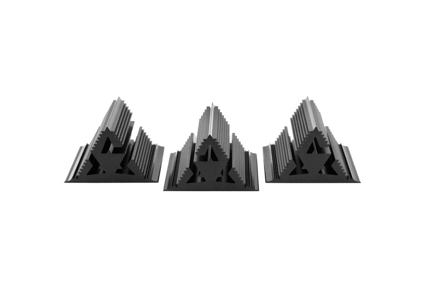 Cold Ray Fractal 7 Black
Set of 3