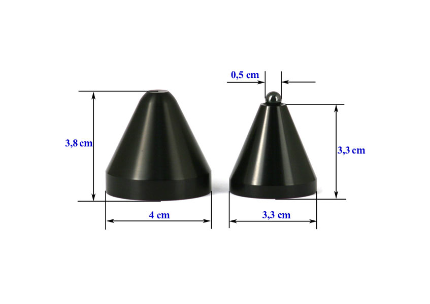 Cold Ray 3 Ceramic Black
Set of 3