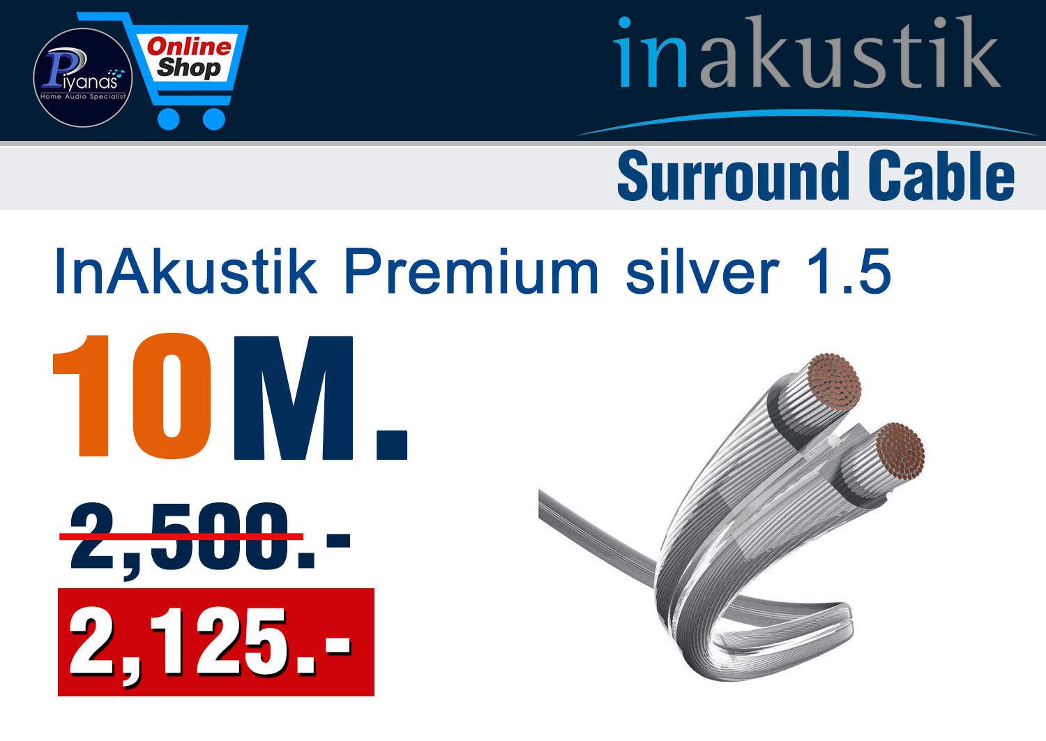 Monitor Premium silver 1.5 (10M.)