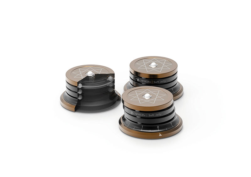 Soft jelly (50 mm) 
(Black/Brown) Set of 4
