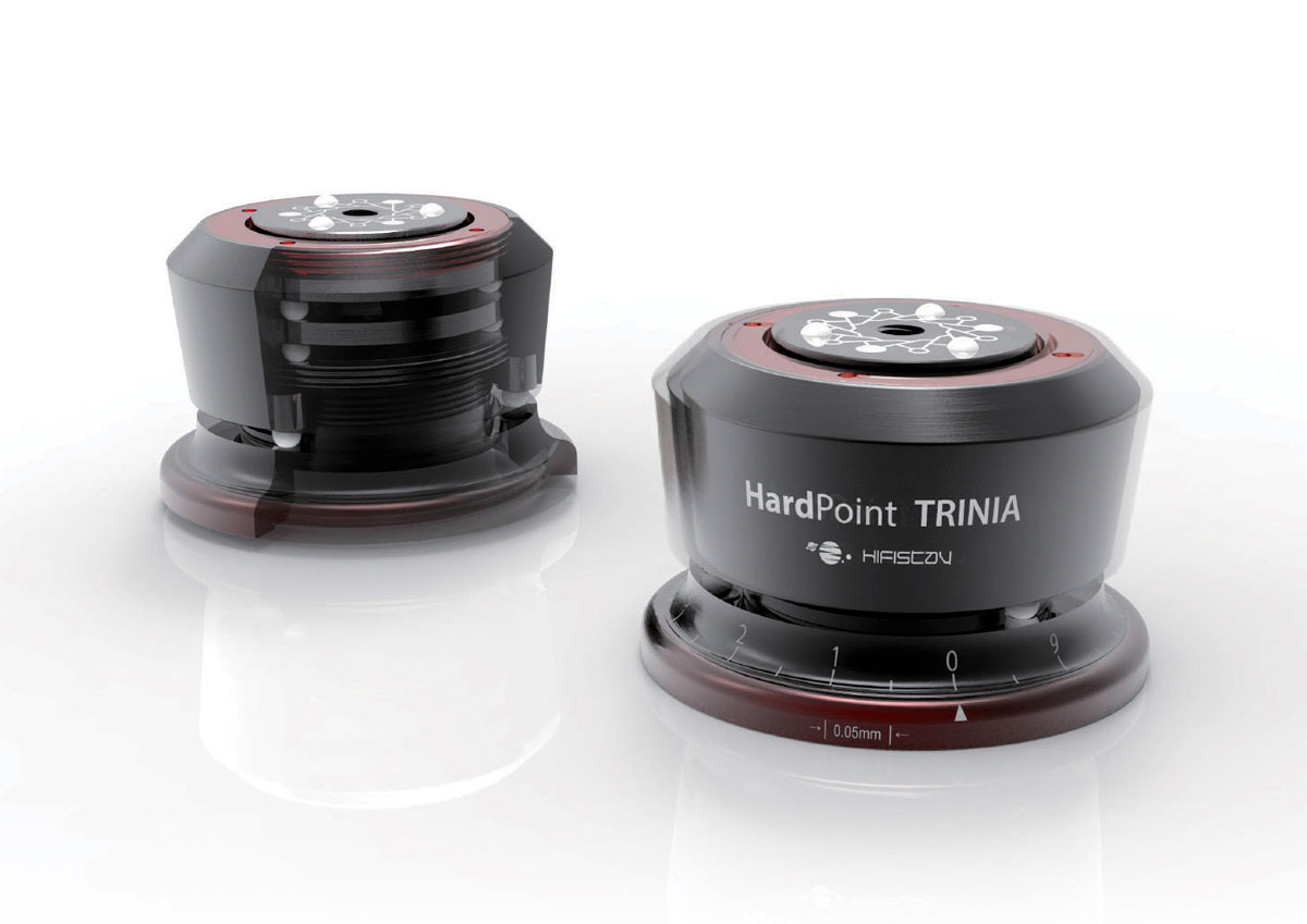 Hardpoint TRINIA (60 mm) 
(Red/Black) Set of 4
