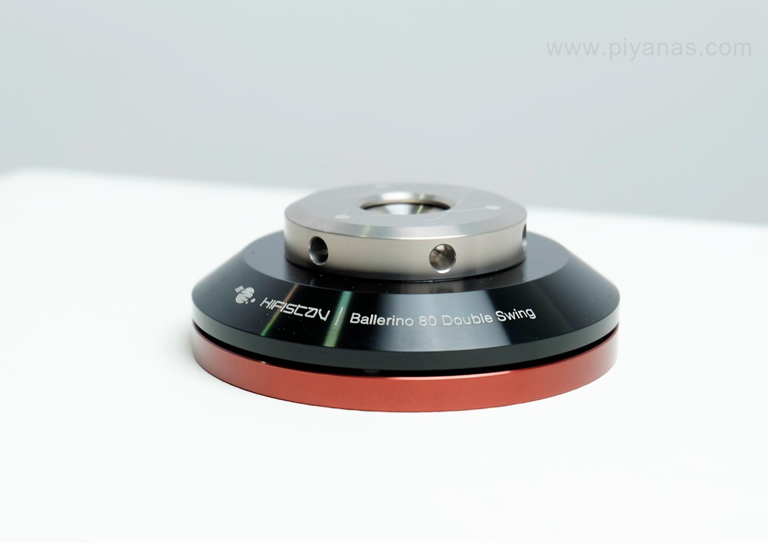 Ballerino 80 double swing (80 mm) 
Set of 8 (Black/Silver)