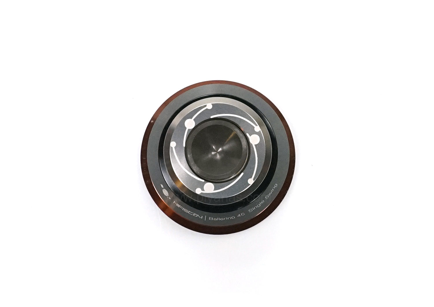 Ballerino 45 single swing (45 mm) 
Set of 4 (Black/Silver)