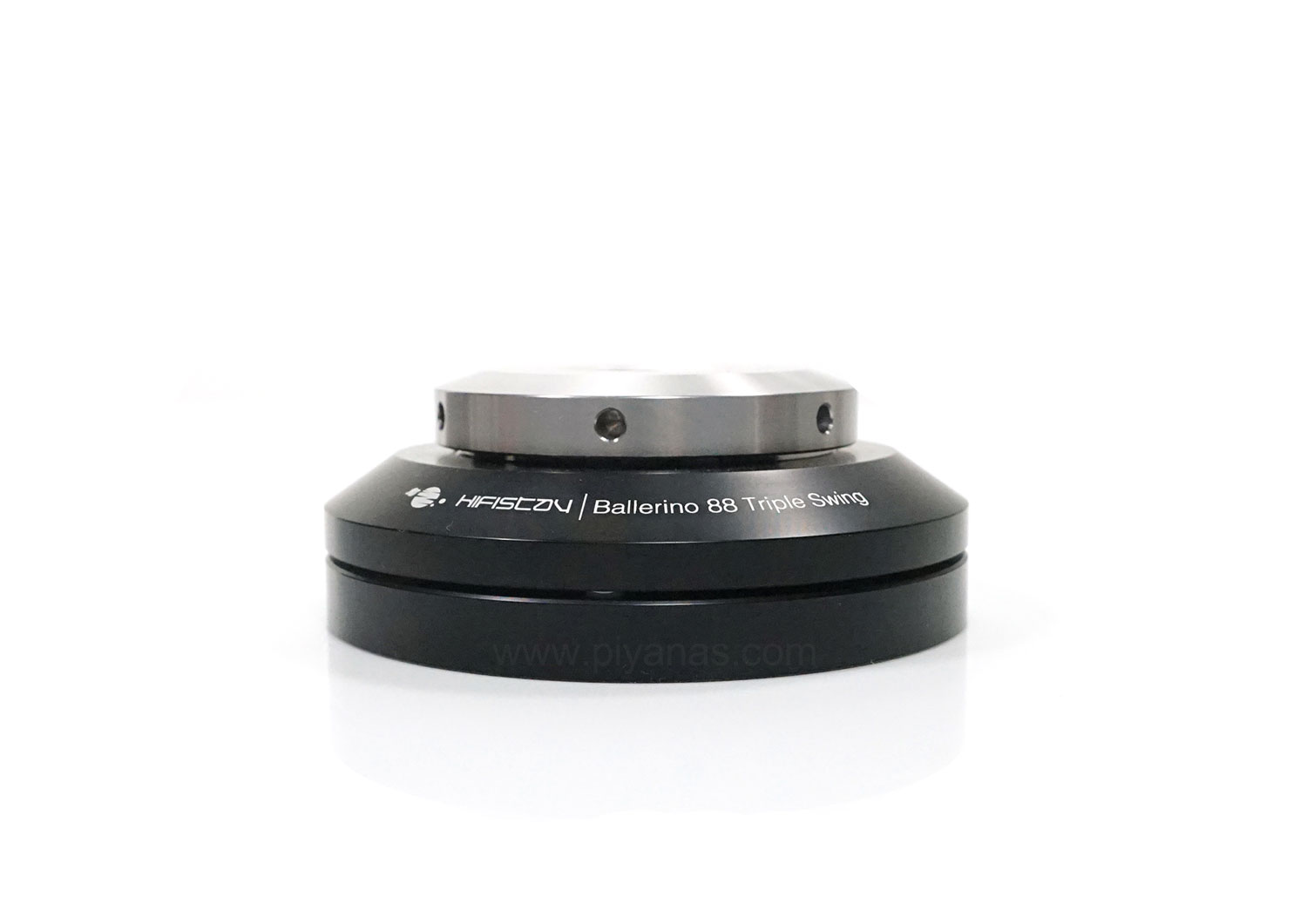 Ballerino 88 triple swing (88 mm) 
Set of 8 (Black/Silver)