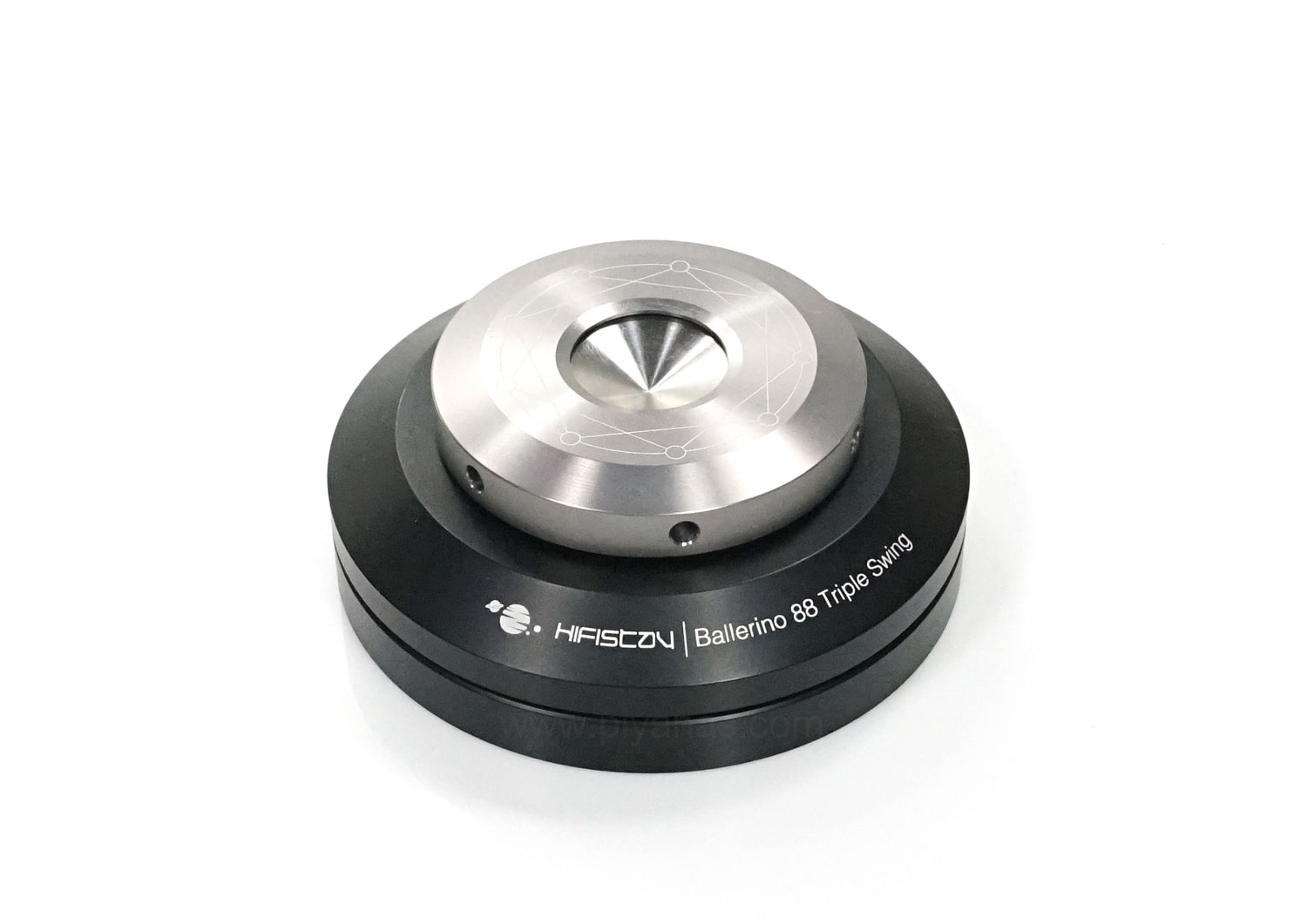 Ballerino 88 triple swing (88 mm) 
Set of 8 (Black/Silver)