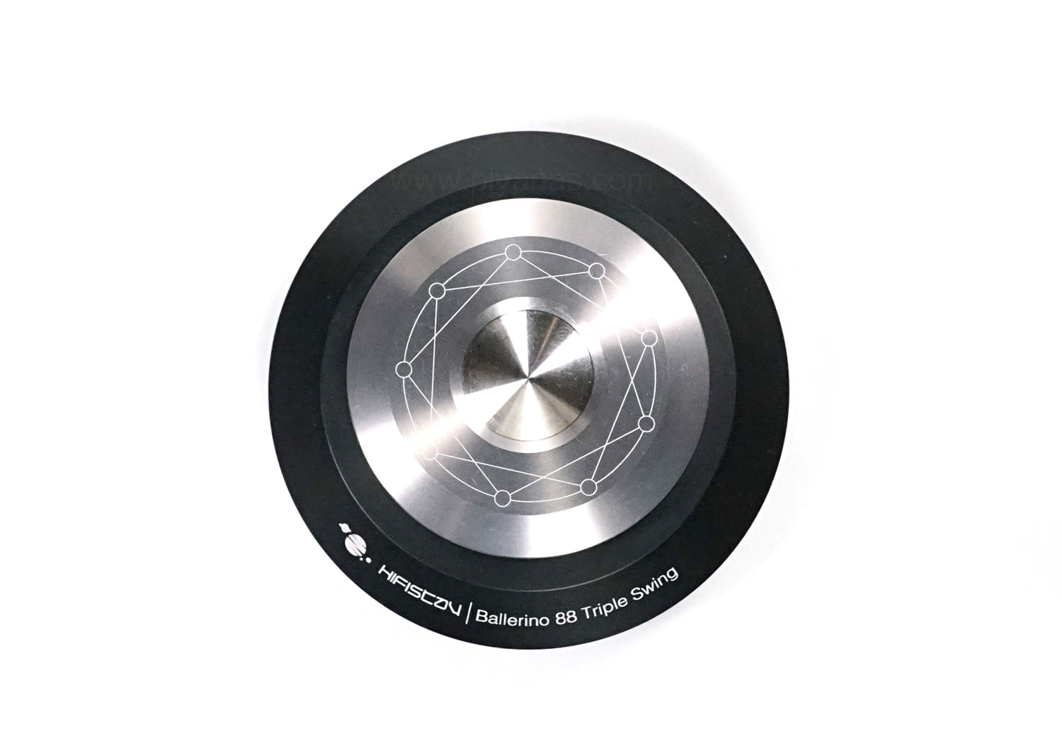 Ballerino 88 triple swing (88 mm) 
Set of 8 (Black/Silver)