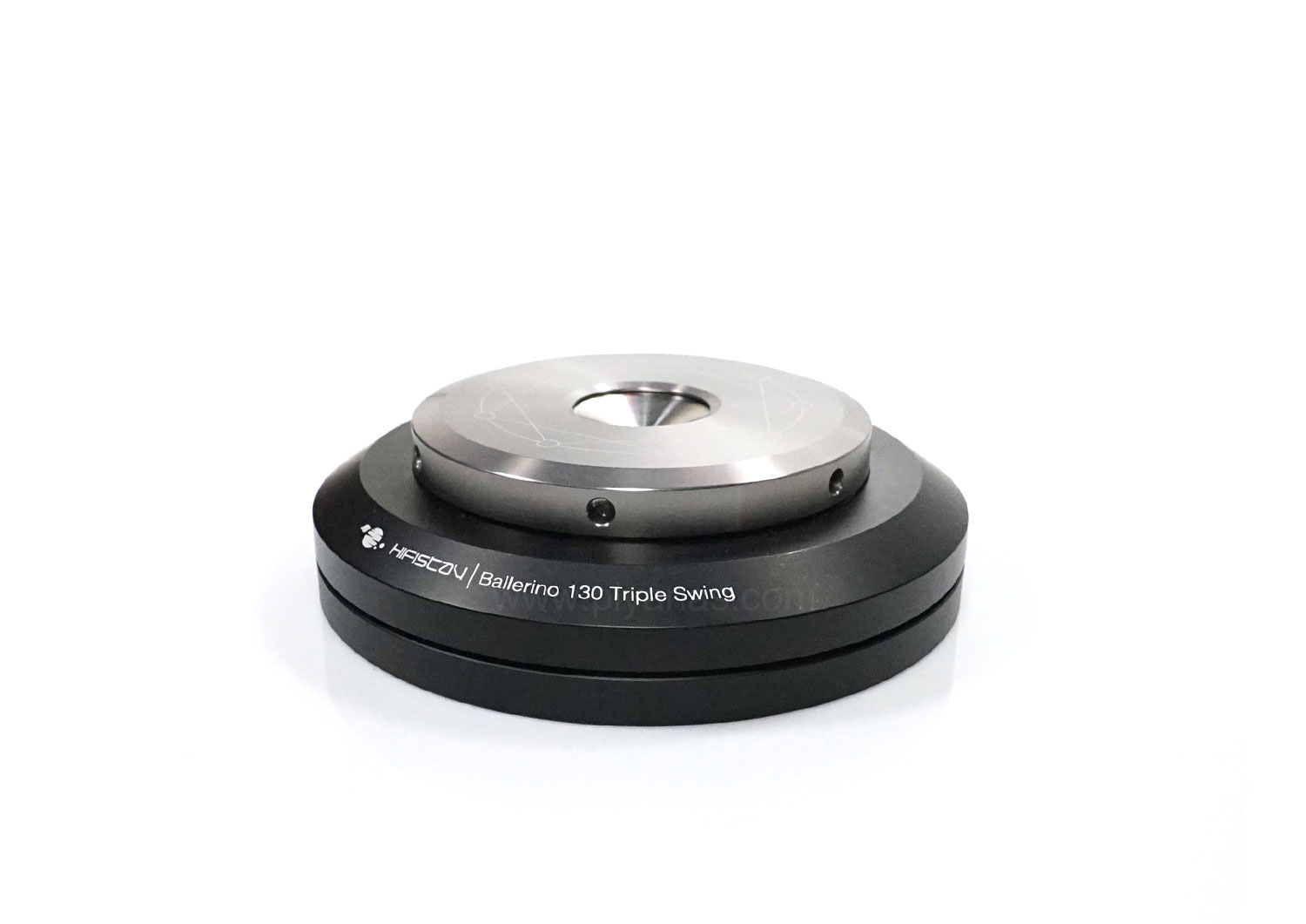 Ballerino 130 triple swing (130 mm) 
Set of 8 (Black/Silver)