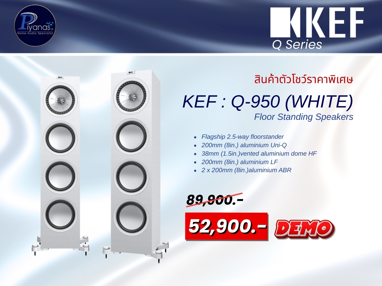Q-950 (White)
สินค้าตัวโชว์ราคาพิเศษ