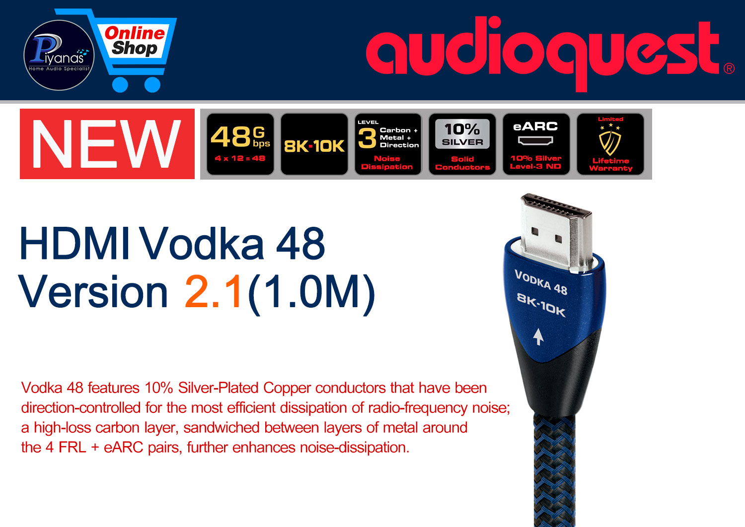 Vodka 48 HDMI (0,60 m)