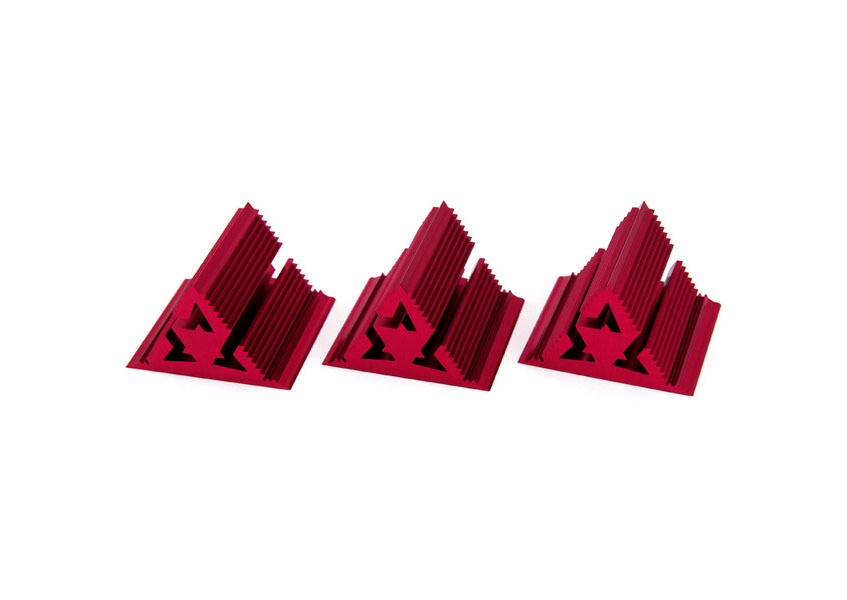 Cold Ray Fractal 7 Red
Set of 3