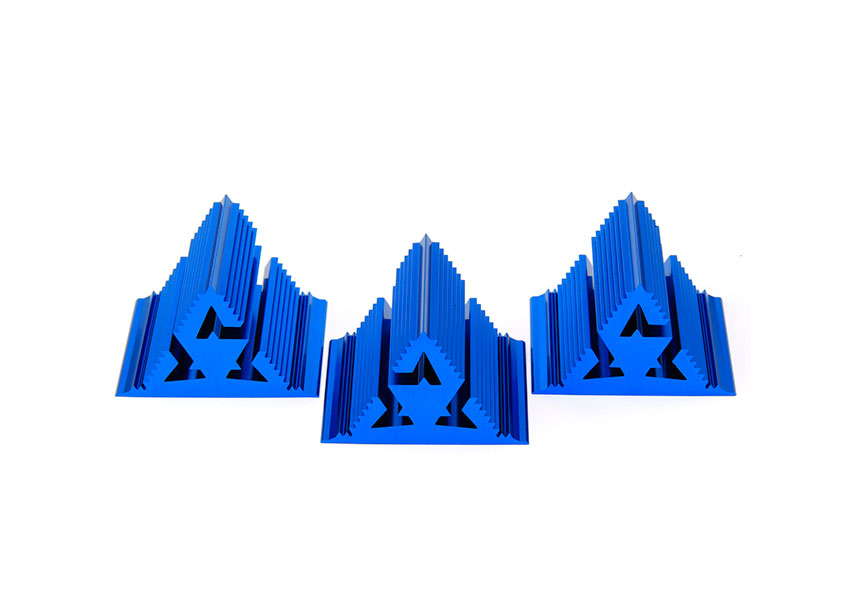 Cold Ray Fractal 7 Blue
Set of 3