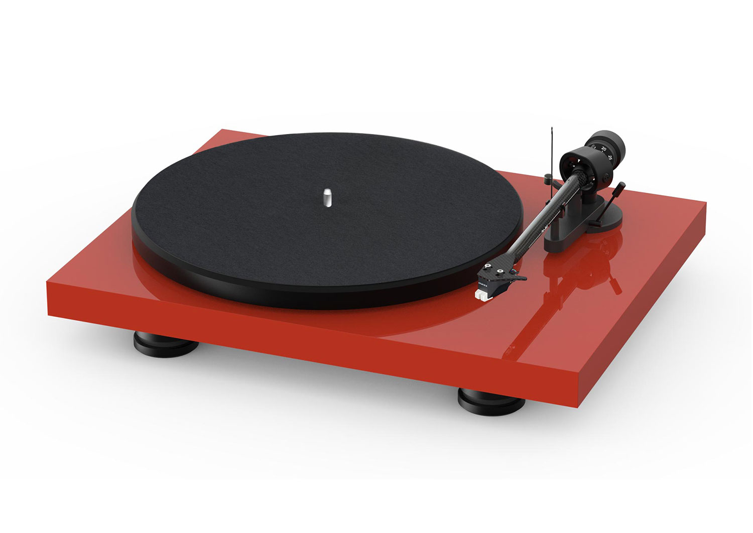 Debut Carbon EVO (พร้อมหัวเข็ม Ortofon รุ่น 2M RED) (High Gloss Red)