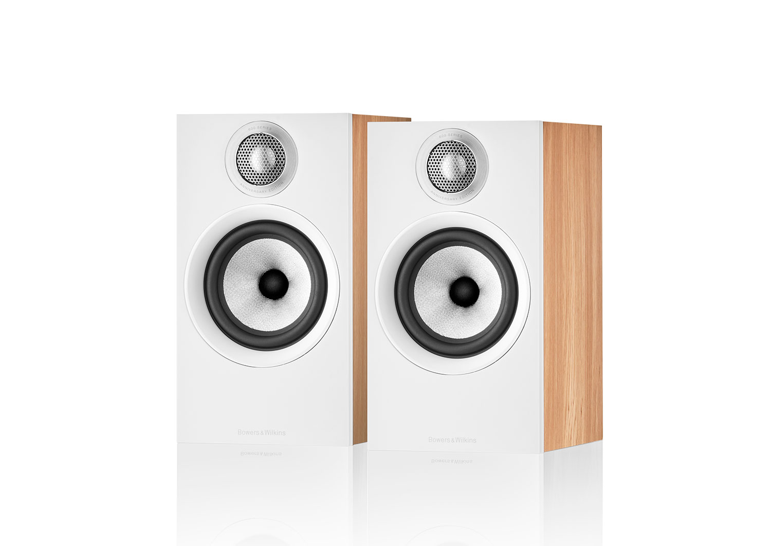 A-S301 (Black) + 
B&W 607 S2 (Oak)