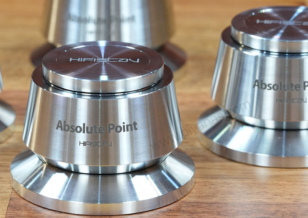 Absolute Point (ขนาด 70 Mm) 
(สี Silver)/Set Of 4 (Steel Box)