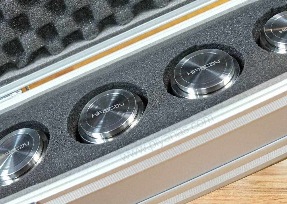 Absolute Point (ขนาด 70 Mm) 
(สี Silver)/Set Of 4 (Steel Box)