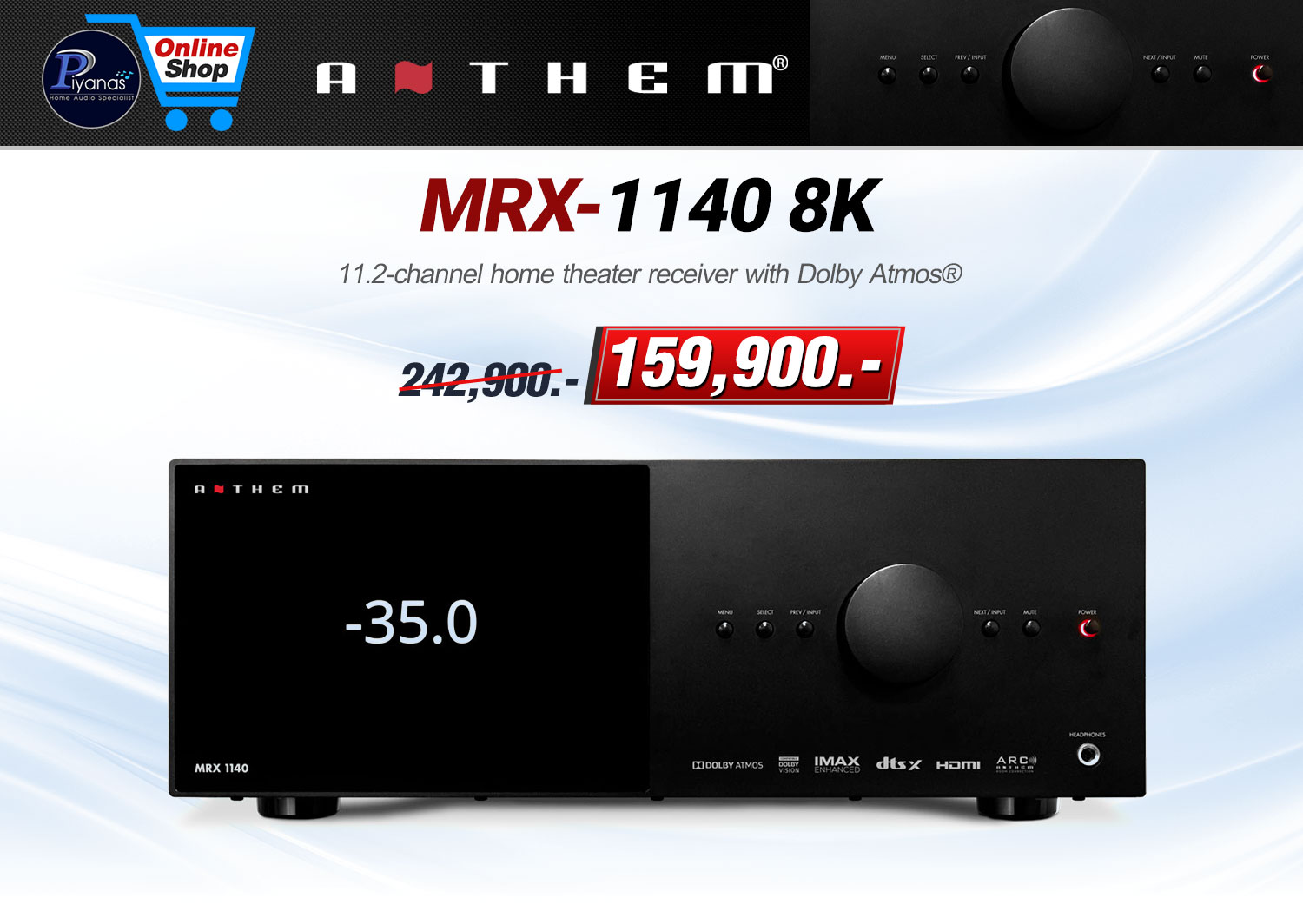 MRX-1140 8K (BLACK)