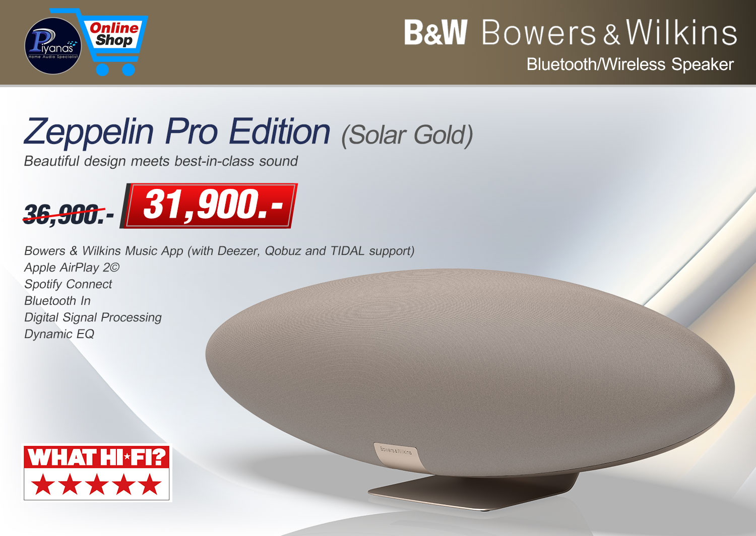 Zeppelin Pro Edition (Solar Gold)
