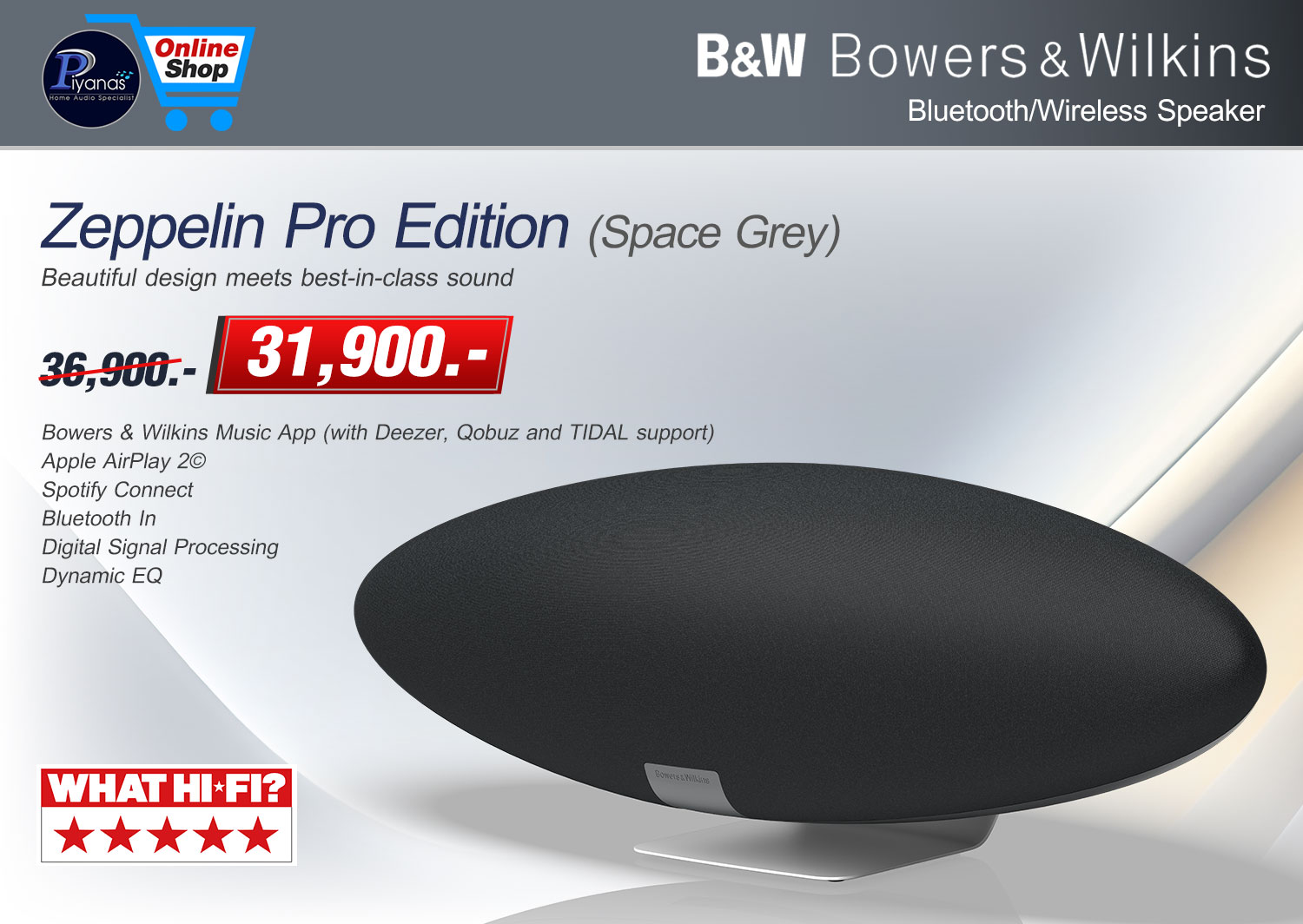 Zeppelin Pro Edition (Space Grey)