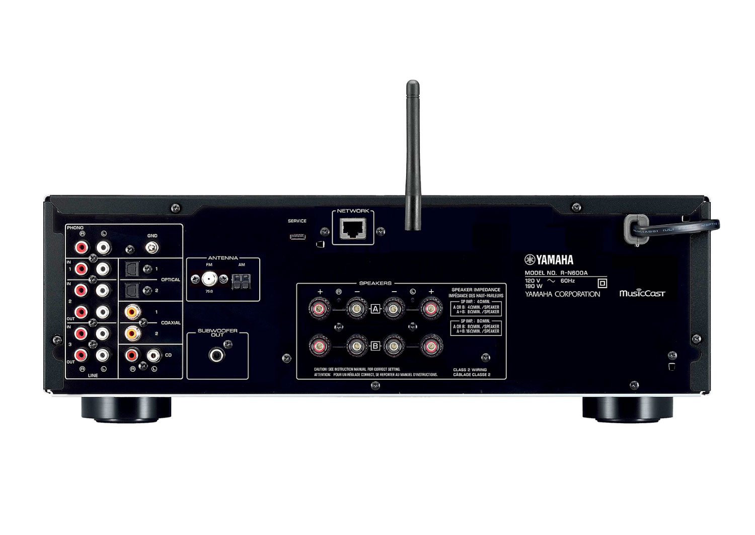 R-N600A (Black) + B&W 606 S3 (Red Cherry)
