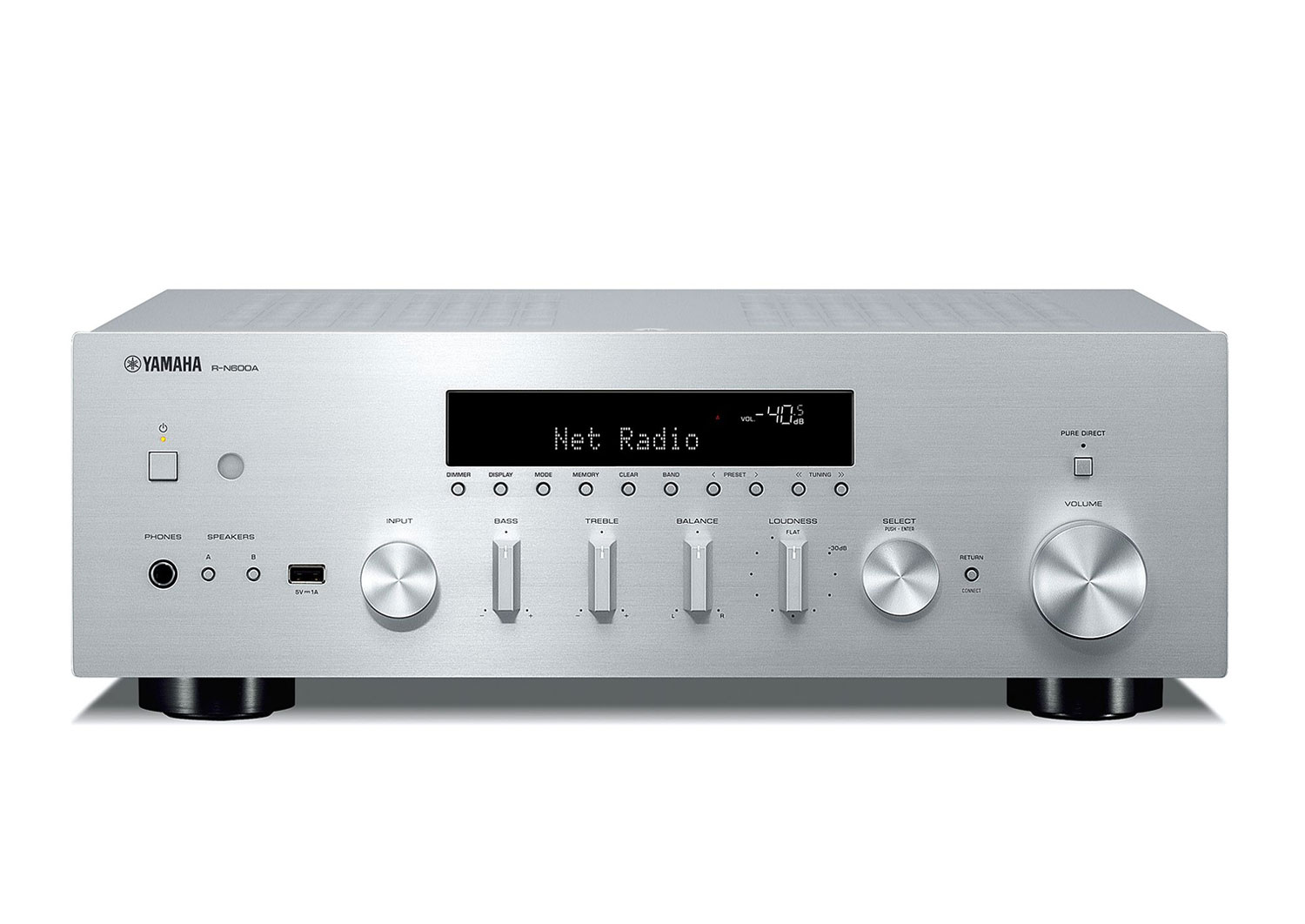 R-N600A (Silver) + B&W 606 S3  (Black)
