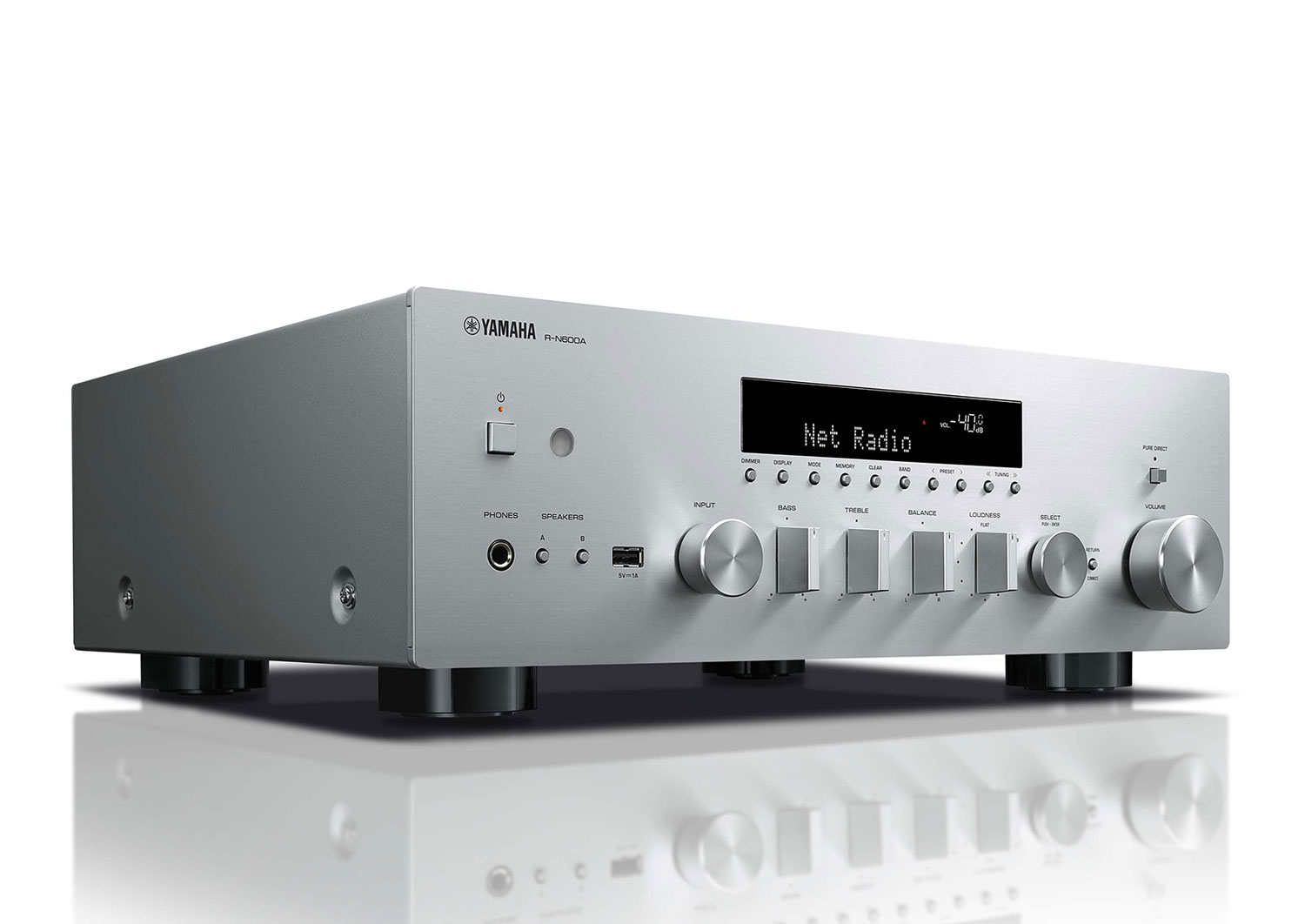 R-N600A (Silver) + B&W 606 S3 (White)
