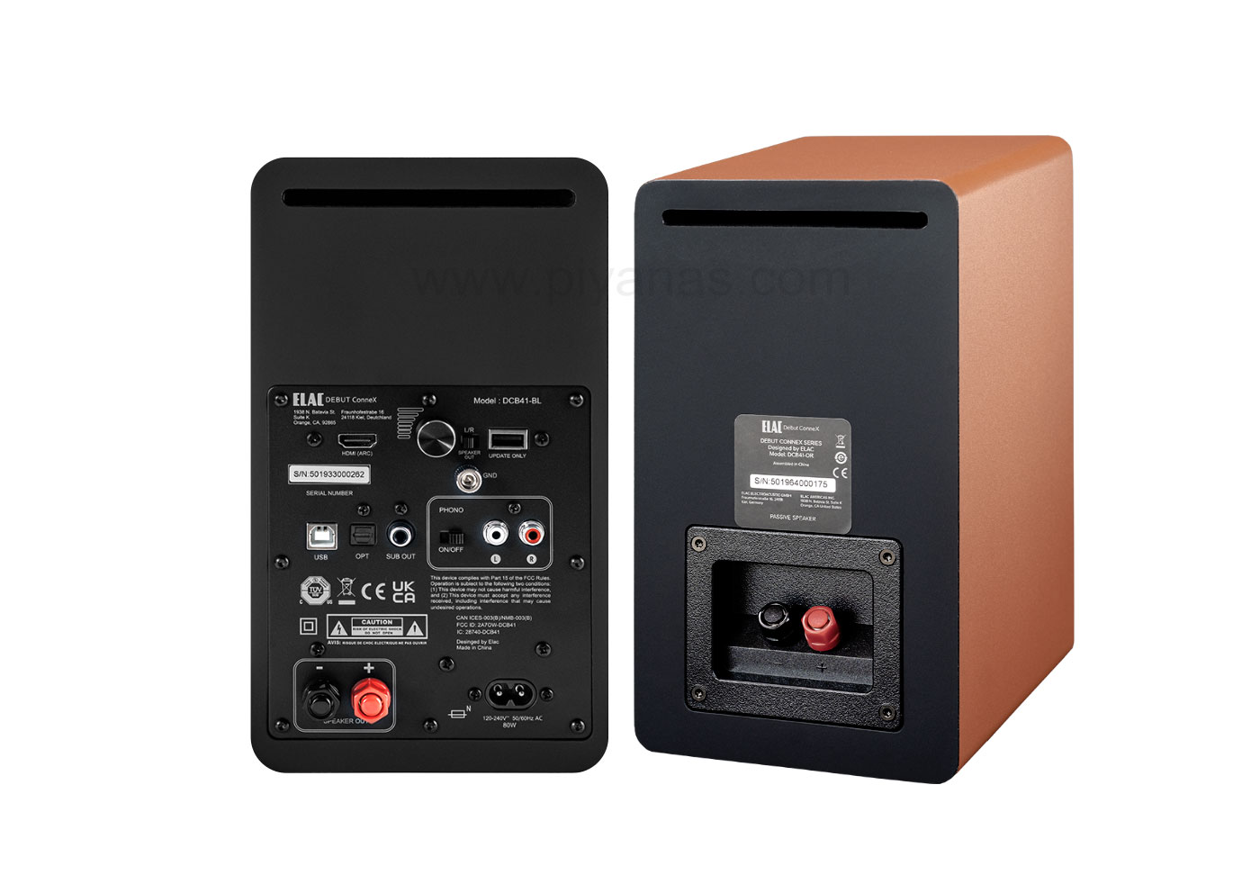 Debut Connex Dcb-41 
Powered Speakers (Orange)