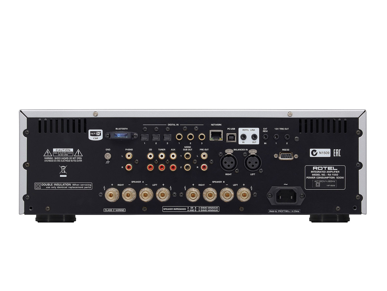 RA-1592 MK II (Silver) +
Elac BS-403