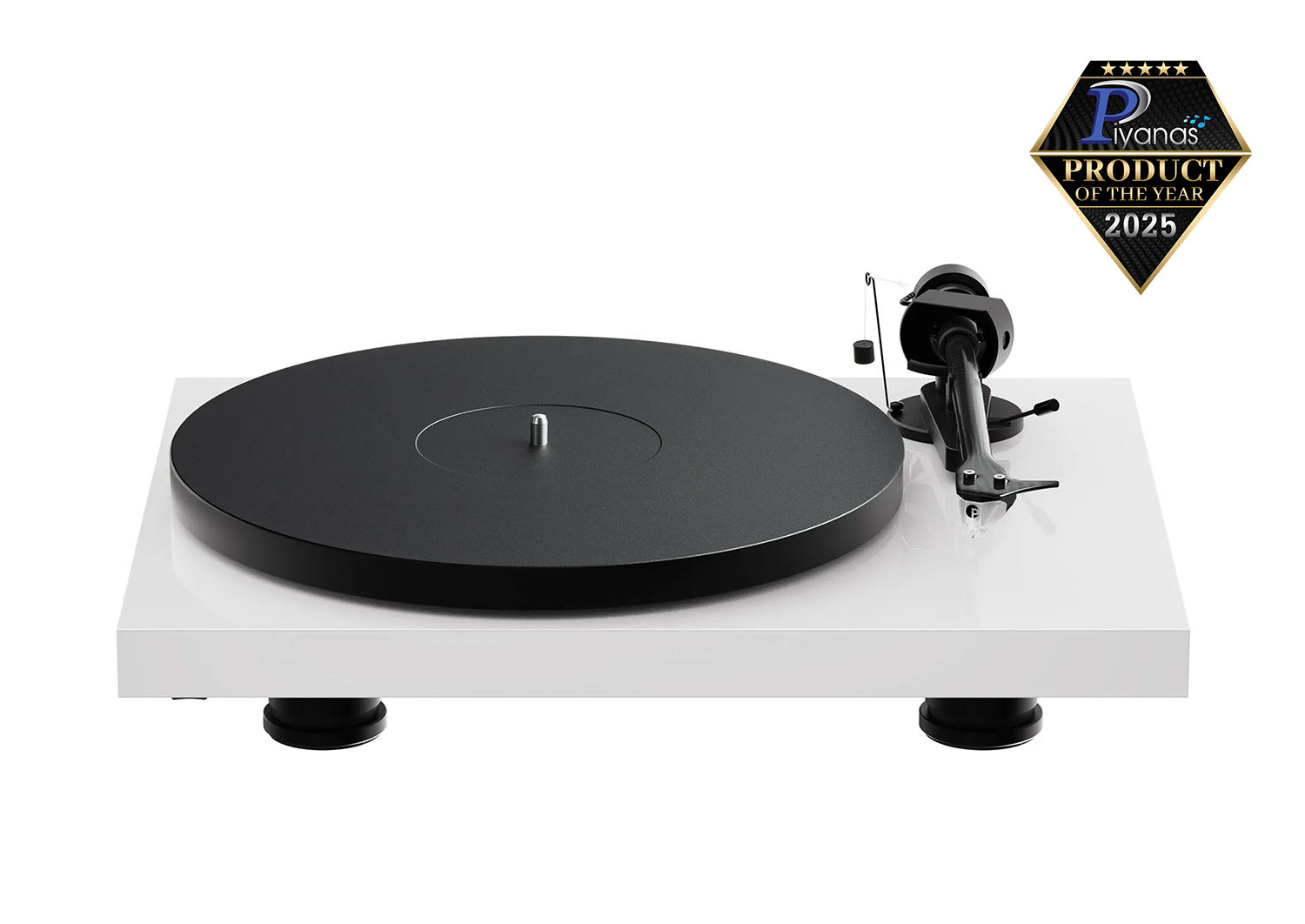 Debut Carbon EVO 2 (High Gloss White) (พร้อมหัวเข็ม Pick It MM Evo) 
