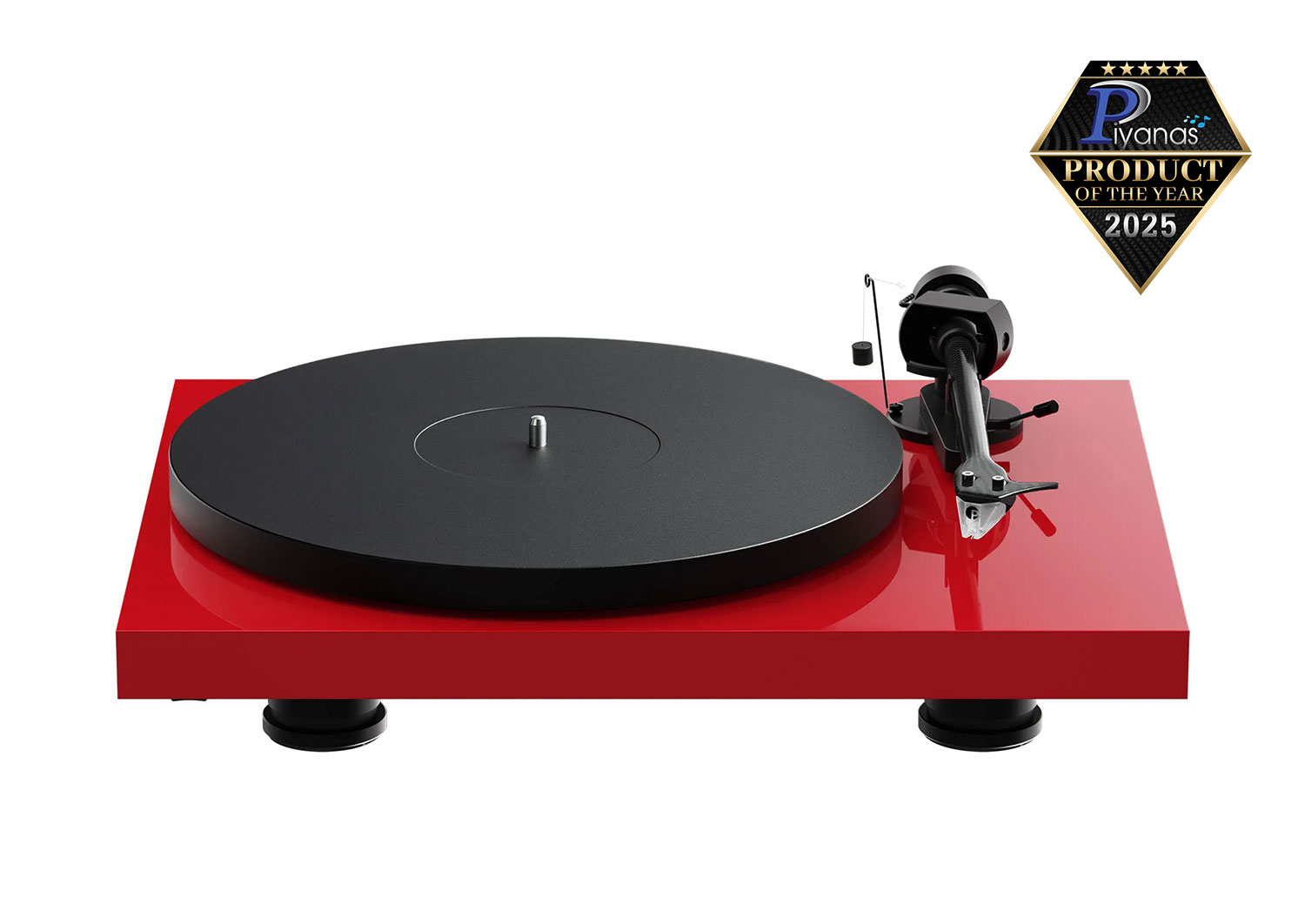 Debut Carbon EVO 2 (High Gloss Red) (พร้อมหัวเข็ม Pick It MM Evo) 
