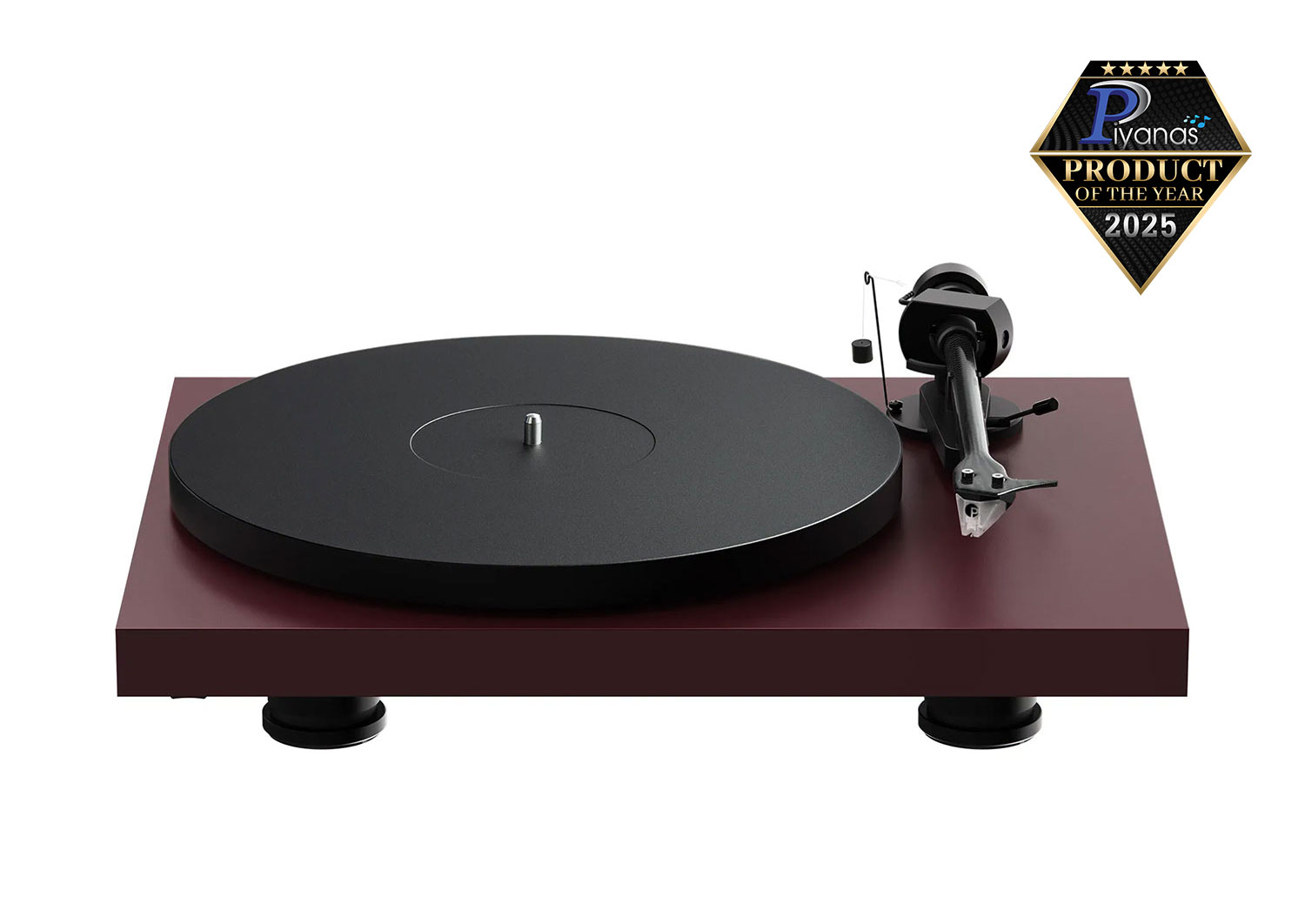 Debut Carbon EVO 2 (Satin Wine Red) (พร้อมหัวเข็ม Pick It MM Evo) 
