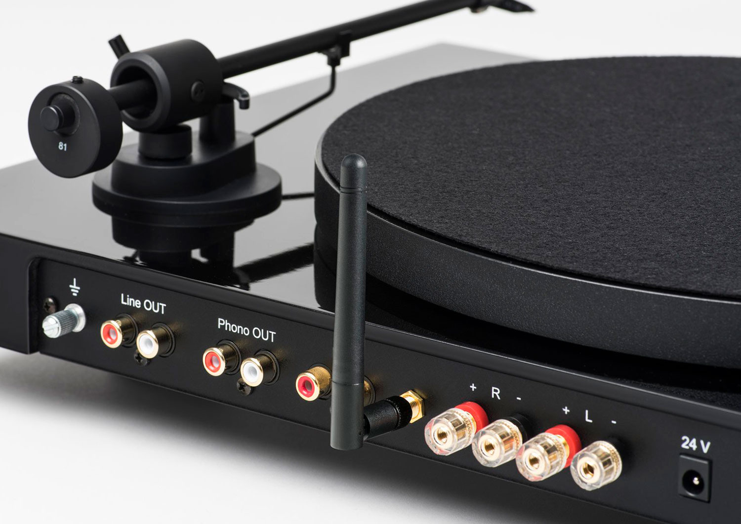 Jukebox E (พร้อมหัวเข็ม Ortofon รุ่น OM5E) (Black)