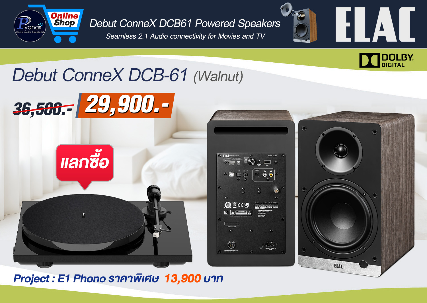Debut ConneX DCB-61
(Walnut)