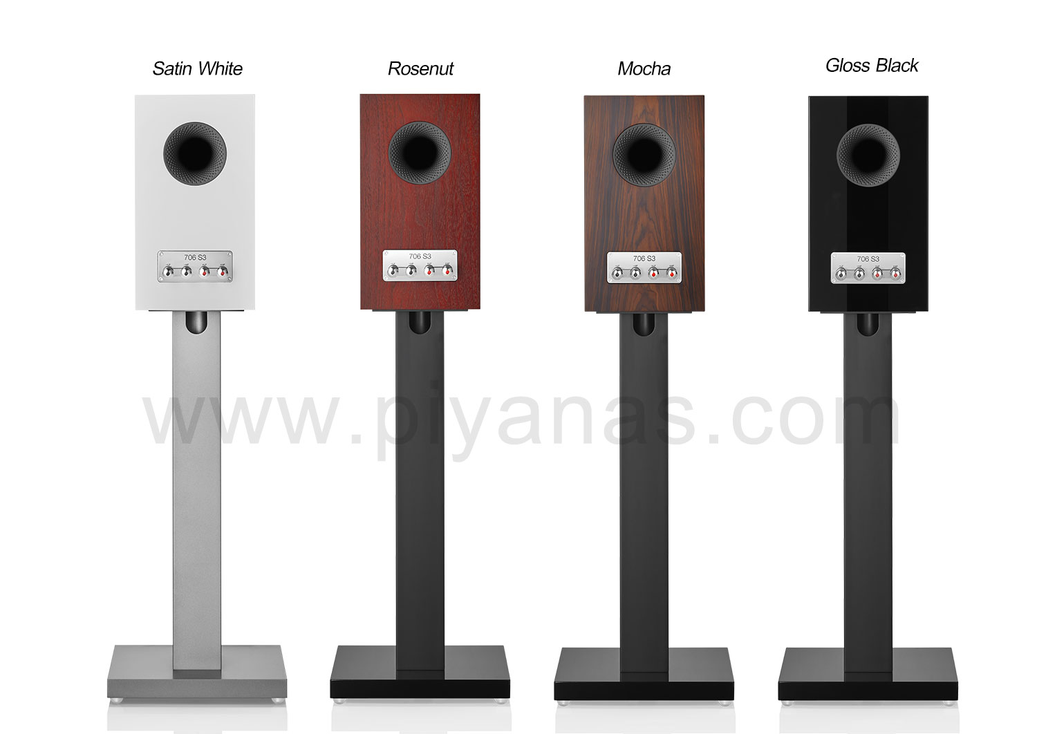 Model-50 (Black) + B&W 706S3