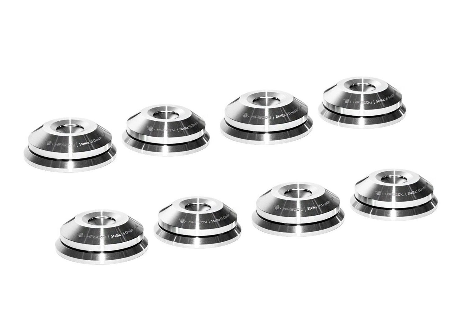 Stella 60 Double Swing จานรองสไปค์ (ขนาด 60 Mm) (สี Silver)/Set Of 8