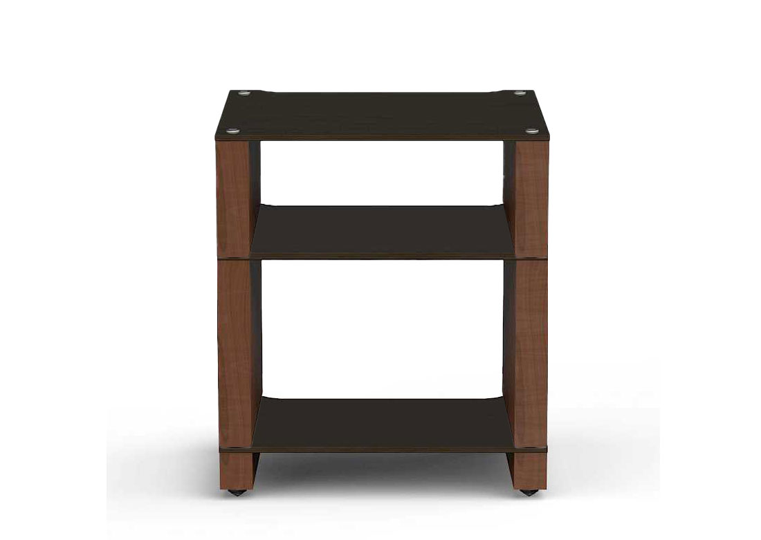 Stax 2G 3 Shelf LP Collection (Shelf Base + Shelf LP + Shelf 220) (Walnut)