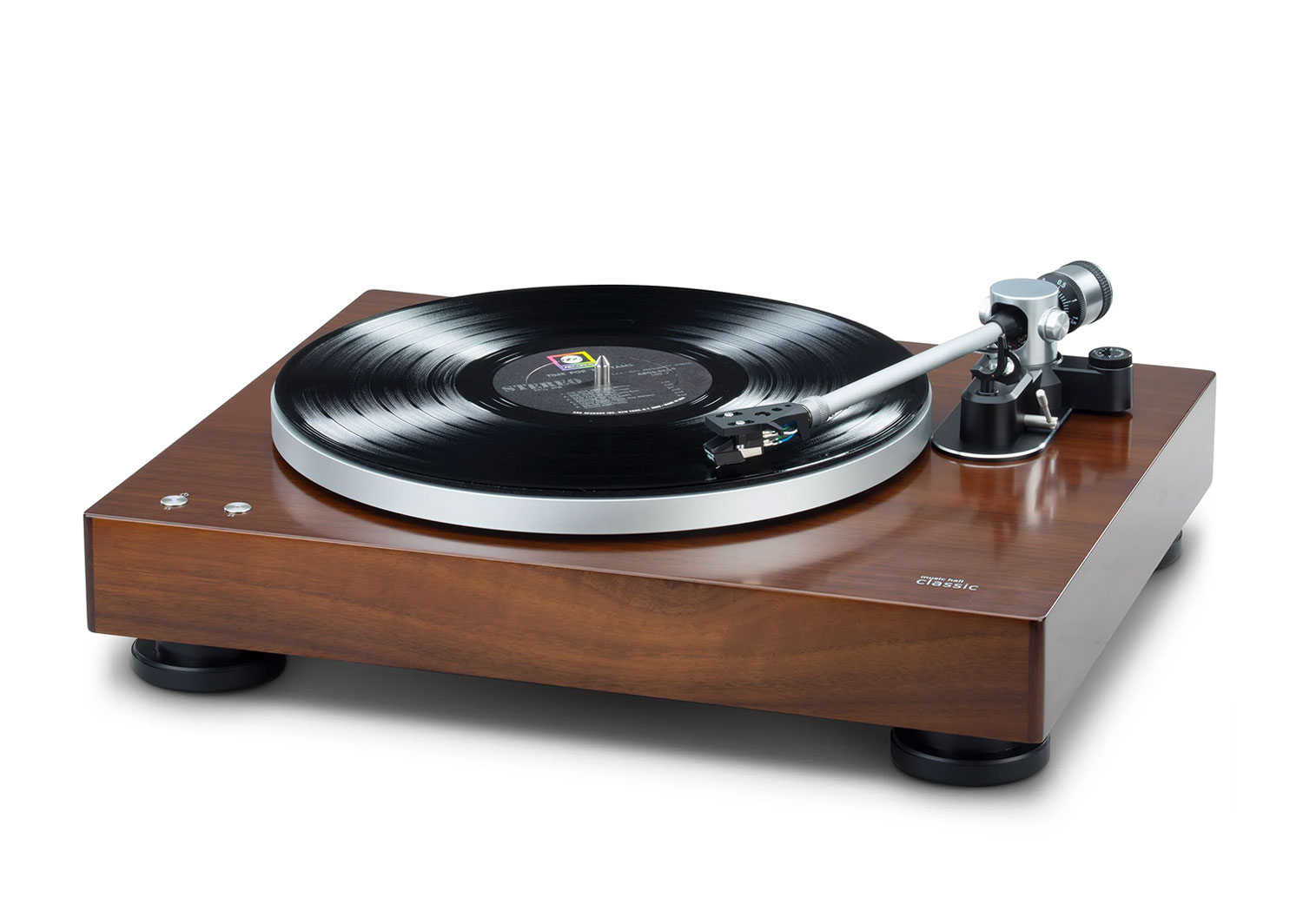 Classic (พร้อมหัวเข็ม Music Hall รุ่น Spirit MM) (Dark Walnut)