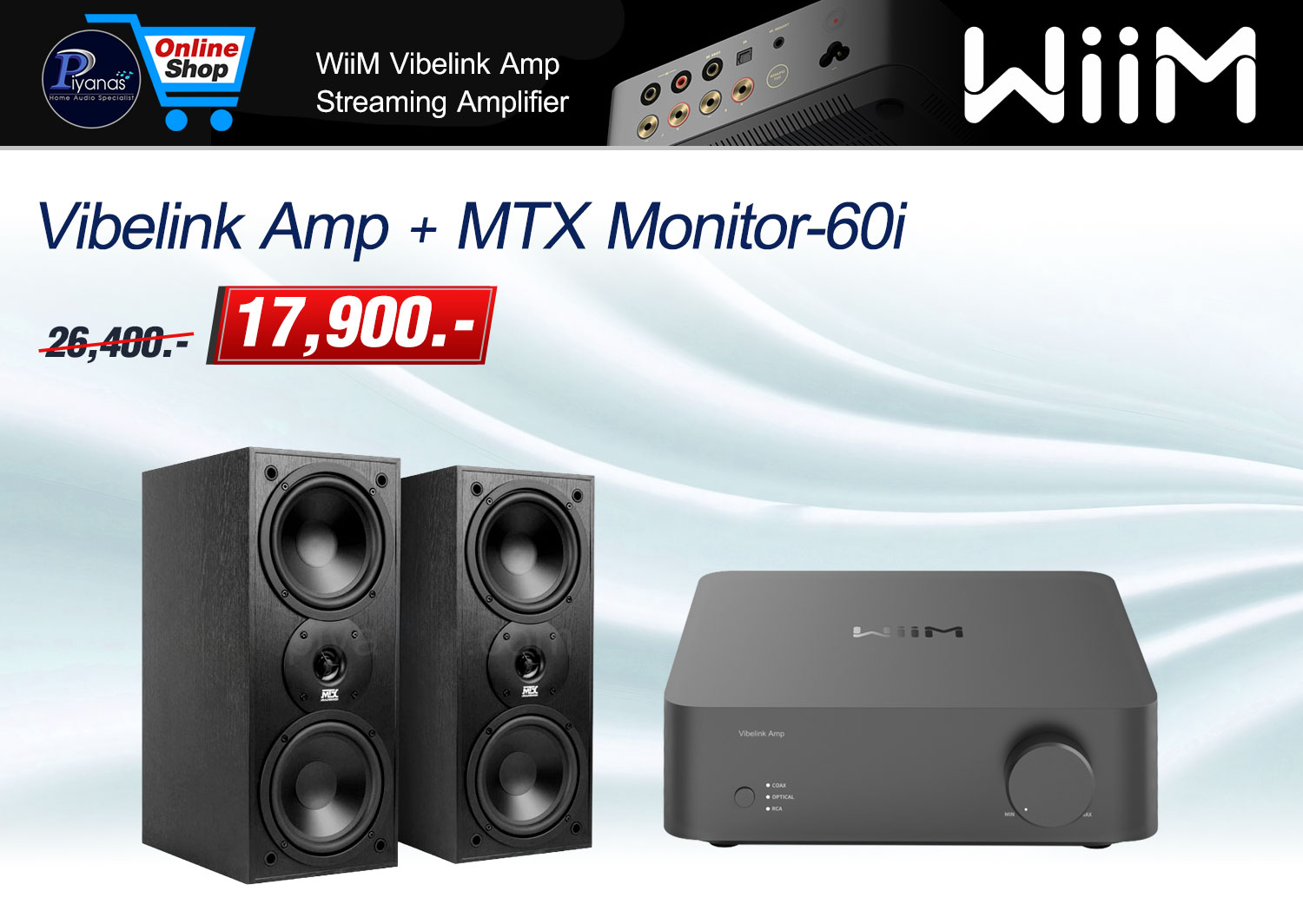 Vibelink Amp + MTX : Monitor-60i