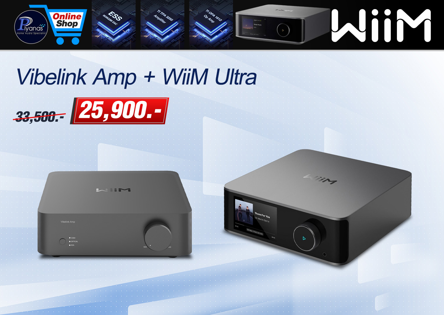 Vibelink Amp + WiiM Ultra