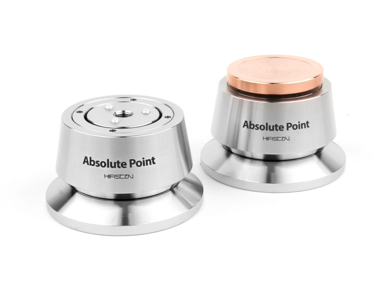 Hifistay Absolute Point Magnum 80 MM (ขนาด 80 Mm) (สี Silver)/Set Of 4 (Steel Box)