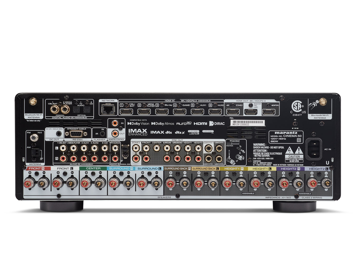 CINEMA-50+CT-7.5 LCRS x5