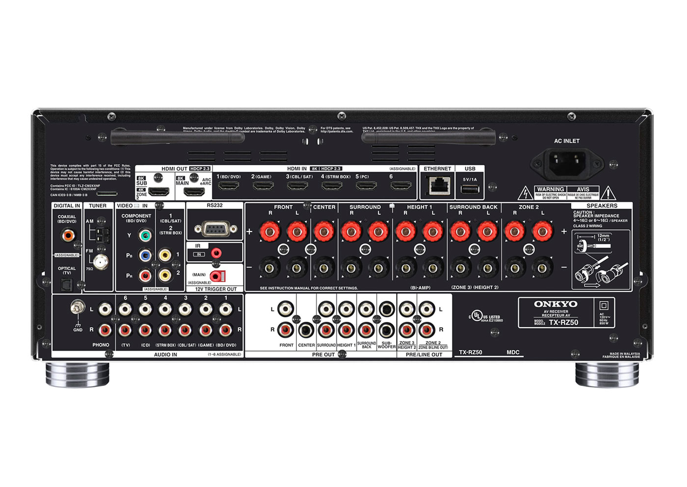 TX-RZ50+Vela BS 403+CC-401+FS 407