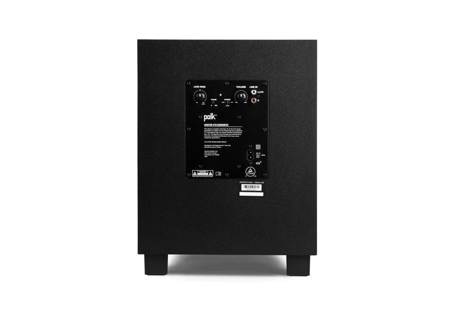 Monitor XT-10 SUB (Black)